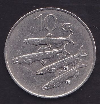 İzlanda 10 Kronur 1984