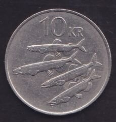 İzlanda 10 Kronur 1984