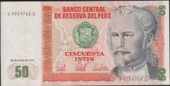 Peru 50 İntis 1987 Çilaltı Çil Pick 131b
