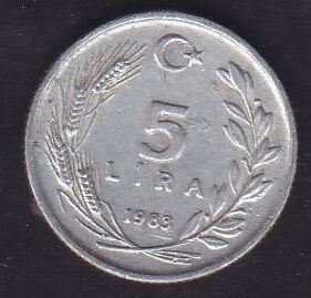 1983 Yılı 5 Lira