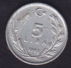 1983 Yılı 5 Lira