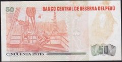 Peru 50 İntis 1987 Ççt ( Kat Yok Leke var ) Pick 131b