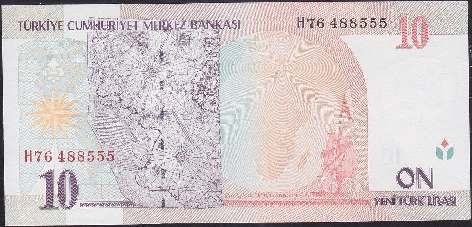 8.Emisyon 10 YTL H76 488555 Çilaltı Çil