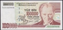 7.EMİSYON 3.TERTİP 100000 LİRA I15 445804 ÇİLALTI ÇİL
