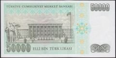 7.Emisyon 2.Tertip 50000 Lira L44 393371 Ççt Çilaltı