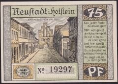 Almanya 75 Pfennig Notgeld 1921 Çil