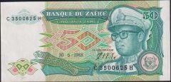 Zaire 50 Zaires 1988 Çilaltı Pick 32