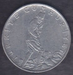 1969 YILI 2.5 LİRA ( DÜZ )