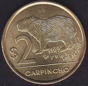 Uruguay 2 Peso 2012 Çilaltı Çil