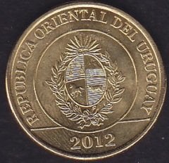 Uruguay 2 Peso 2012 Çilaltı Çil