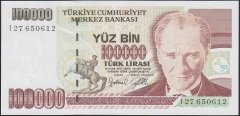 7.EMİSYON 3.TERTİP 100000 LİRA I27 650612 ÇİLALTI ÇİL