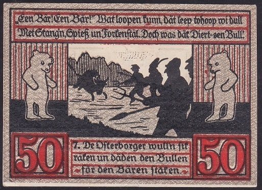 ALMANYA 50 PFENNİNG NOTGELD 1921 ÇİLALTI ÇİL