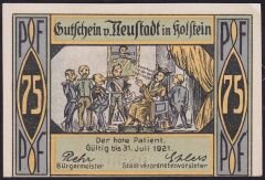 Almanya 75 Pfennig Notgeld 1921 Çil