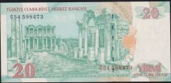 8.Emisyon 20 YTL G54 5984XX Çil