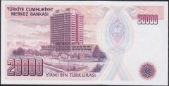 7.Emisyon 1.Tertip 20000 Lira F26 360758 Çil