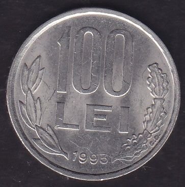 Romanya 100 Lei 1993