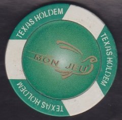 TEXAS HOLDEM POKER FİŞİ MON JEU YEŞİL