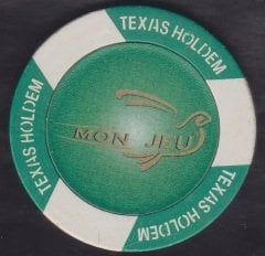 TEXAS HOLDEM POKER FİŞİ MON JEU YEŞİL