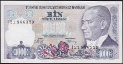 7.Emisyon 2.Tertip 1000 Lira I21 866329 Çok Çok Temiz+