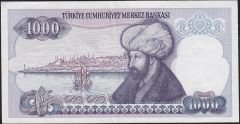 7.Emisyon 2.Tertip 1000 Lira I21 866329 Çok Çok Temiz+