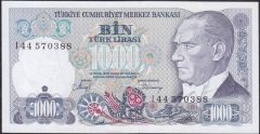 7.Emisyon 2.Tertip 1000 Lira I44 570388 Çilaltı Çil