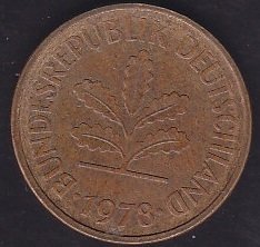Almanya 5 Pfennig 1978 J
