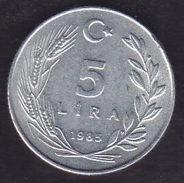 1985 Yılı 5 Lira