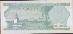 6.Emisyon 2.Tertip 10 Lira K89 052784 Çilaltı Çil