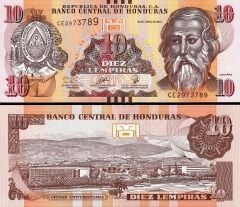 Honduras 10 Lempiras 2019 Çil Pick 99
