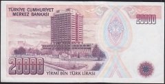 7.Emisyon 1.Tertip 20000 Lira F20 028628 Çok Temiz+