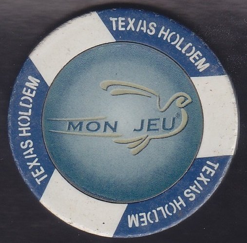 TEXAS HOLDEM POKER FİŞİ MON JEU MAVİ