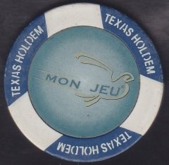 TEXAS HOLDEM POKER FİŞİ MON JEU MAVİ