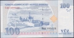 8.Emisyon 100 YTL C46 399221 Çil