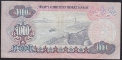 6.EMİSYON 1.TERTİP 1000 LİRA A84 175230 ÇOK TEMİZ eski kağıt para fiyatları