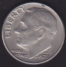 AMERİKA 1 DIME 1970 D