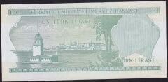 6.Emisyon 2.Tertip 10 Lira K87 019431 Çilaltı Çil