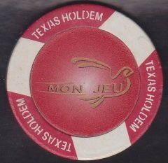 TEXAS HOLDEM POKER FİŞİ MON JEU KIRMIZI