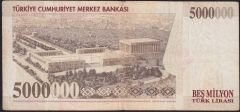 7.Emisyon 5 000 000 Lira H23 470223 Çok Temiz