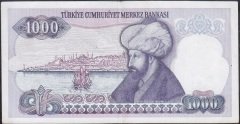 7.Emisyon 2.Tertip 1000 Lira H45 835919 Çok Temiz +
