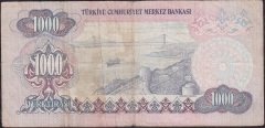 6.Emisyon 2.Tertip 1000 Lira E08 056759 Temiz