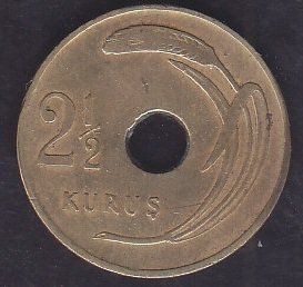 1951 Yılı 2.5 Kuruş Çok Temiz +