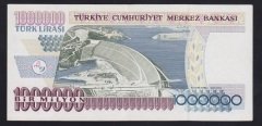7.EMİSYON 1.TERTİP 1 000 000 LİRA A90 646864 ÇÇT +