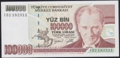 7.EMİSYON 3.TERTİP 100000 LİRA I52 182311 ÇİLALTI ÇİL