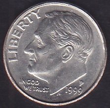 AMERİKA 1 DIME 1999 P