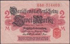Almanya 2 Mark 1914 Çok Temiz+