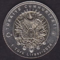 2024 Yılı Hatıra 1 Lira - Yıldırım Bayezid Çil