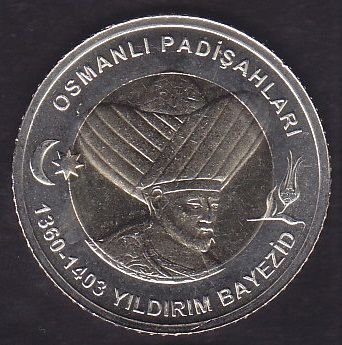 2024 Yılı Hatıra 1 Lira - Yıldırım Bayezid Çil