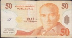 8.Emisyon 50 YTL A57 333082 Temiz