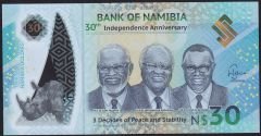 Namibya 30 Dolar 2020 Çil Polimer