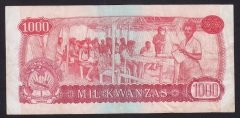 Angola 1000 Kwanzas 1979 Çok Temiz+ Pick117